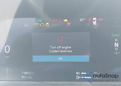 2025 Volvo Xc90 Plug-In Hybrid T8 Plus 7-Seater from USA, damaged, VIN YV4H60PE6S1333025